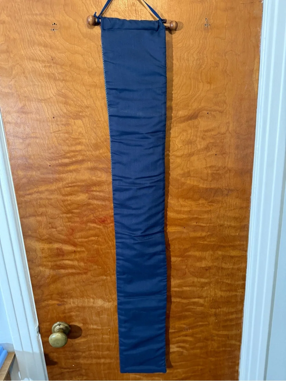 Vintage Long Narrow Tapestry with Months of Year Wall Door Hanging - 35 x 4